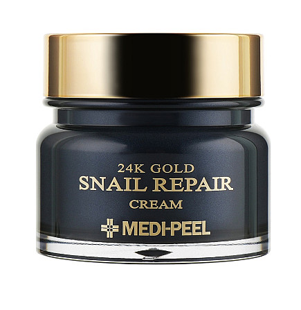Крем для обличчя з колоїдним золотом та муцином равлика 24k Gold Snail Repair Cream Medi-Peel 50 мл Винница - изображение 1