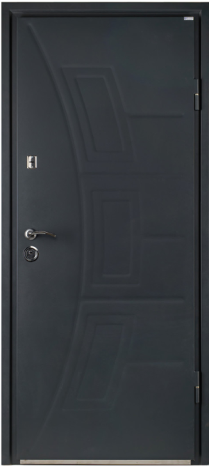 Двері вхідні Бастіон АДЕЛЬ RAL 7016 / Антрацит 860х2050 мм Київ - фото 1