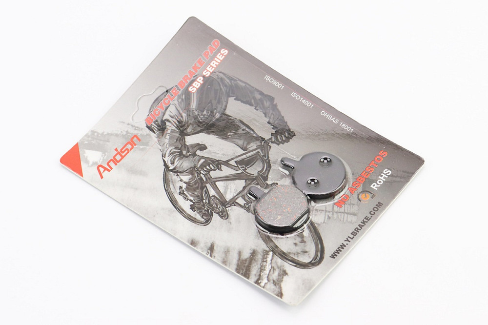 Гальмівні колодки Disk-brake (Hayes MX2,3, Sole, Artec ADC-01, JAK-5, Bolids Boli-BB2), чорні YL-1025 Київ - фото 1