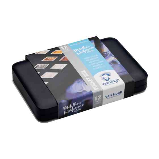 Набір акварельних фарб VAN GOGH Pocket box SPECIALTY 12 кювет+пензлик Royal Talens Київ