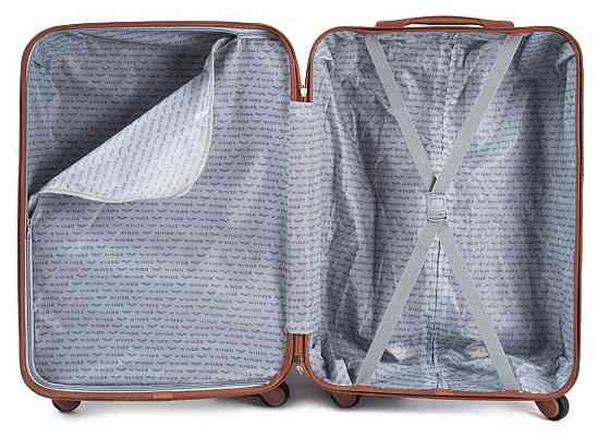 Валіза пластикова WINGS 402 мікро темно-синя Київ