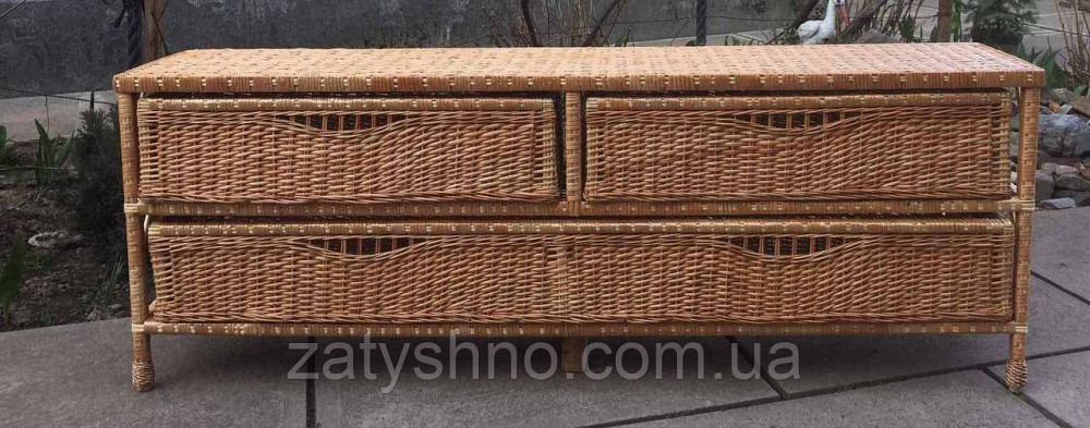 Комод с ящиками плетеный Киев - изображение 4