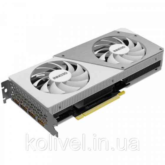 GeForce RTX4070 Inno3D TWIN X2 OC WHITE, 12GB GDDR6X, 192bit, PCI Express (N40702-126XX-185252W) Киев