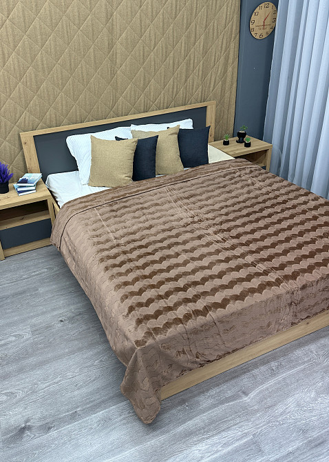 Плед-покривало 200х230 см (+-5см) Капучино (87-253) Київ - фото 6