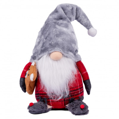 Новогодняя фигурка Novogod`ko Гном с игрушкой, 54 см (974635) Винница - изображение 1