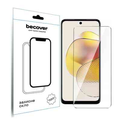 Скло захисне BeCover Motorola Moto G73 3D Crystal Clear Glass (709738) Вінниця