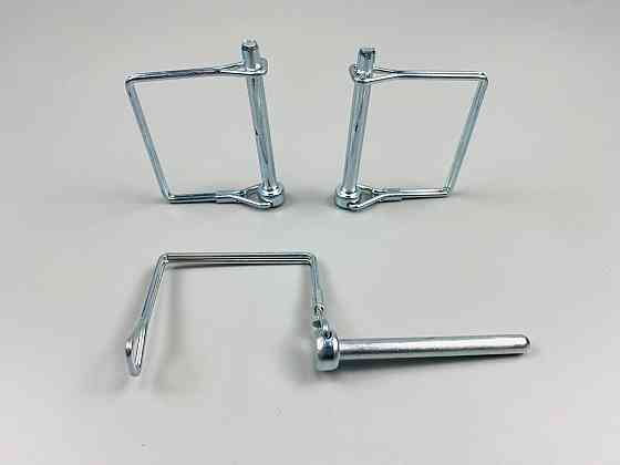 Палець із капелюшком стопорний 6х60 + блокувальний чек прямокутник Мукачево