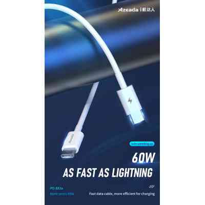 Дата кабель USB-C to USB-C 1.0m PD-B83a 60W Proda (PD-B83a-WHT) Винница