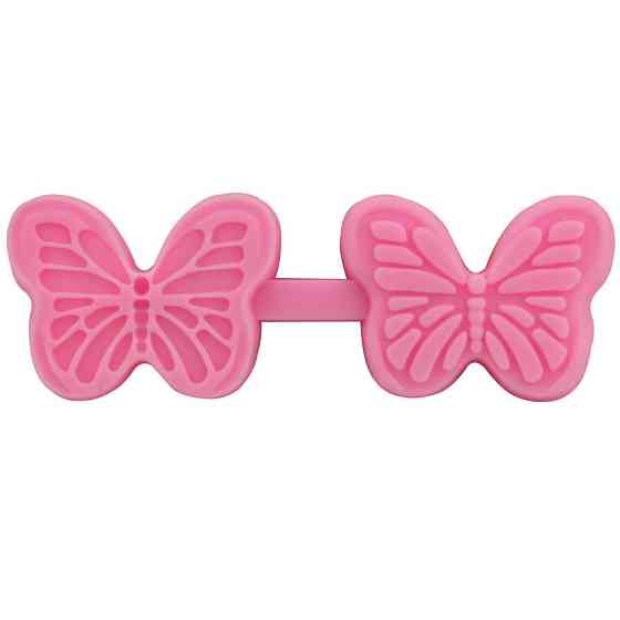 Молд для фоамирана Бабочки 104 на 31 мм розовый Киев