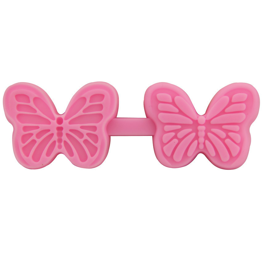 Молд для фоамирана Бабочки 104 на 31 мм розовый Киев - изображение 6