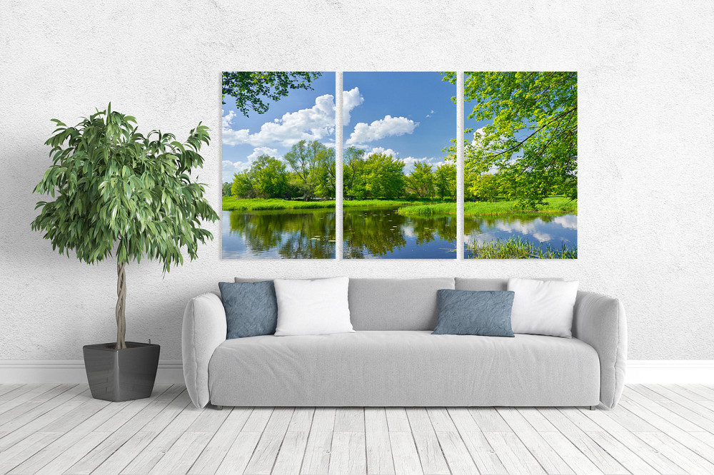 Модульная картина в гостиную / спальню   Природа      ART-046_3A 70х130 см Киев - изображение 2