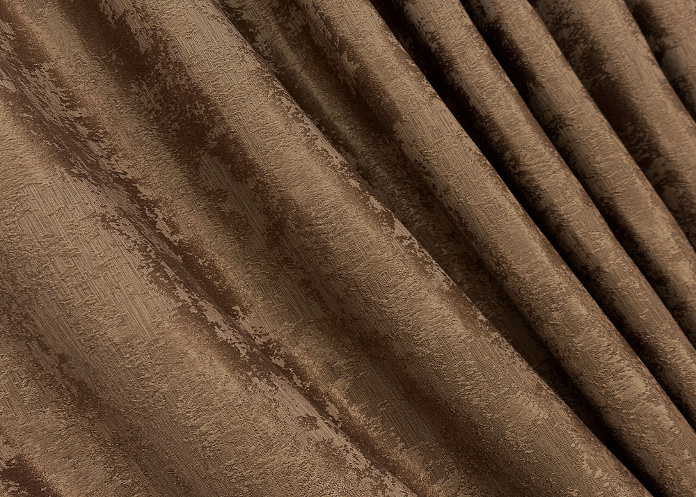 Комплект готових штор VR-Textil Жакард Sultan XO № 1827ш Коричневий 100х270 см 2 шт (31-060) Київ - фото 6