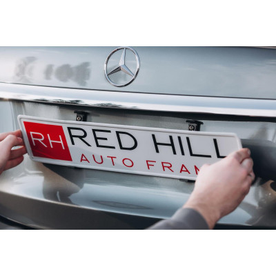 Рамка номерного знака RedHill невидимки прозорі к-т 4шт (24-054-IS) Вінниця - фото 5