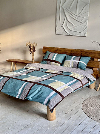 Комплект постельного белья Ideal Textile бязь с принтом двуспальный евро (56860960) Черновцы - изображение 1