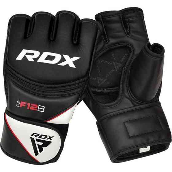 Рукавиці для ММА RDX F12 Model GGRF Black S (капа в комплекті) Кам'янське