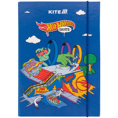 Папка для зошитів Kite В5 на гумці Hot Wheels (HW25-210-2) Вінниця - фото 2