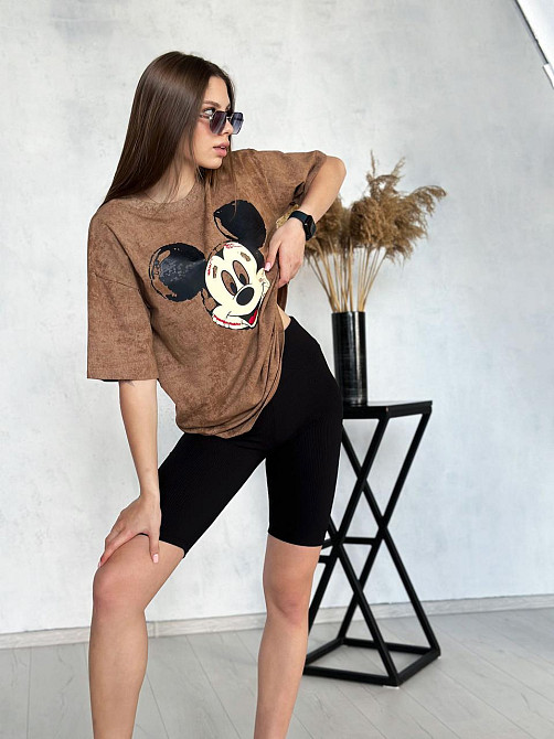 Женский спортивный комплект с шортами рубчик Winsome Киев - изображение 3