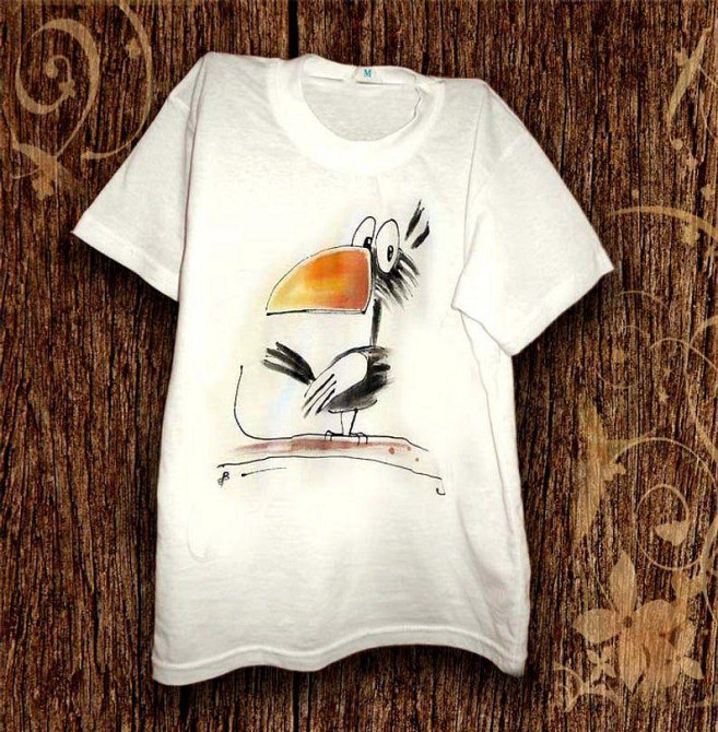 Футболка жіноча з принтом  46 Біла 2664084910 Дніпро - фото 1