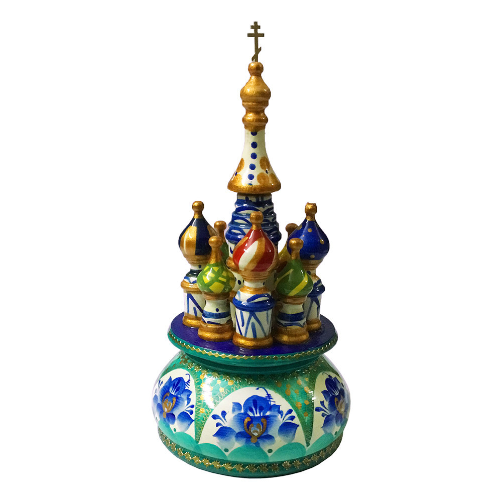 Статуэтка музыкальная настольная Православный Храм Киев - изображение 1