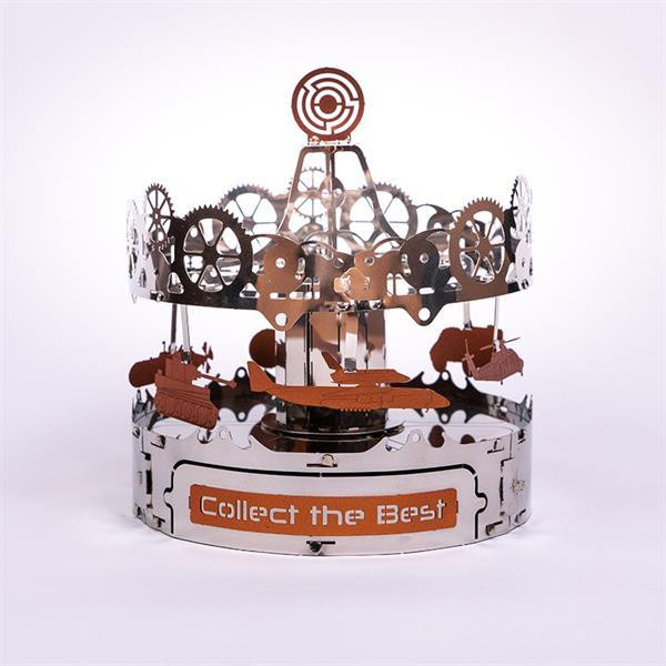 Колекційна модель-конструктор Metal Time Riding the Best Карусель механічна (MT042) Харків - фото 20