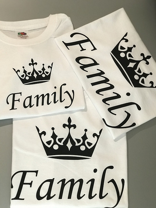 Футболки в стилі Family look для мами, тата та дитини Family Чернівці - фото 3
