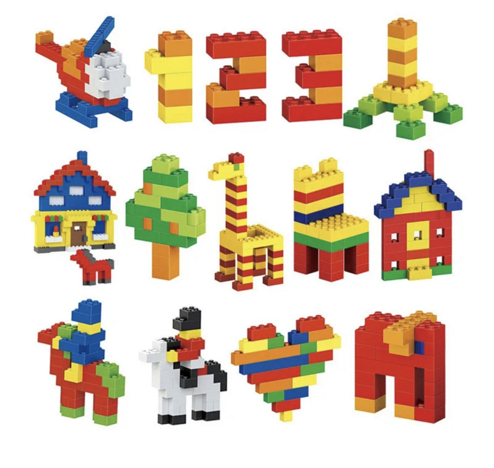 Конструктор для дітей 1000 кубиків дитячий конструктор Кам'янець-Подільський - фото 6