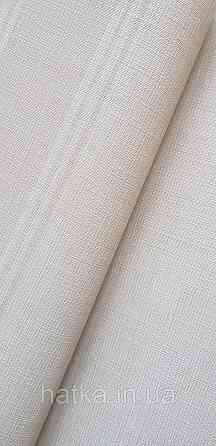 Шпалери вінілові на флізеліні A.S.Creation UNITA 1.06x10 однотонні під тканину тонка смужка роріжка матові бежеві Київ