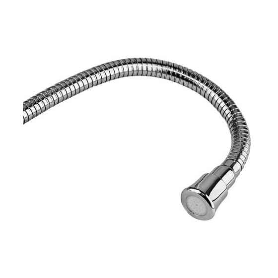 Водонагрівач 3,3 kW проточний, нержавіюча сталь, з індикатором температури, рефлекторний вилив, на мийку ZERIX ELW35-EF (ZX5577) Київ