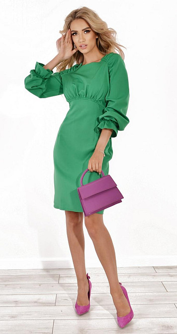 Красивое зеленое платье Киев - изображение 3