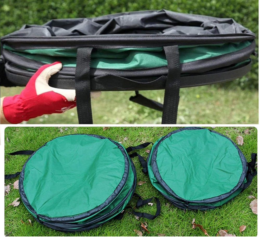 Мешок-сумка садовый для мусора тканевый многоразовый с ручкаками складываемый, для сада и огорода объёмом 86 л Каменец-Подольский - изображение 6