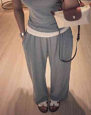 Женский прогулочный костюм двойка: футболка и штаны вискоза Одесса