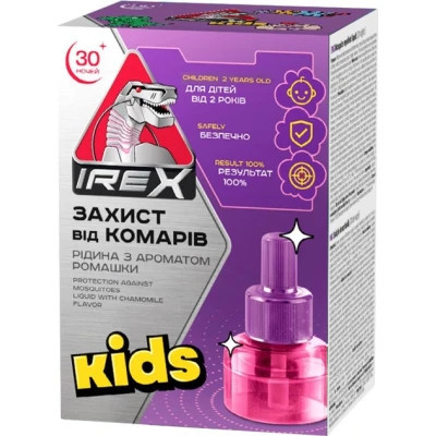 Рідина для фумігатора iRex Kids Від комарів 30 ночей (4820184442450) Вінниця - фото 1