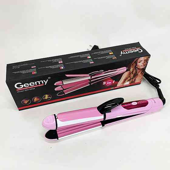 Широка праска для випрямлення волосся, Гофре плойка праска для волосся Плойка гофре випрямляч LA-57 Івано-Франківськ