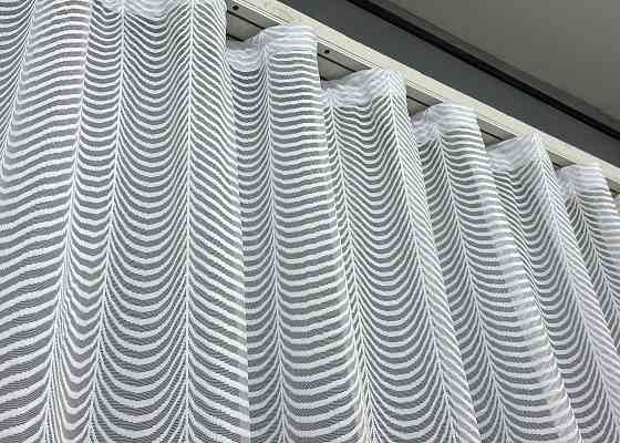 Тюль жакардова колір білий 1229т Київ