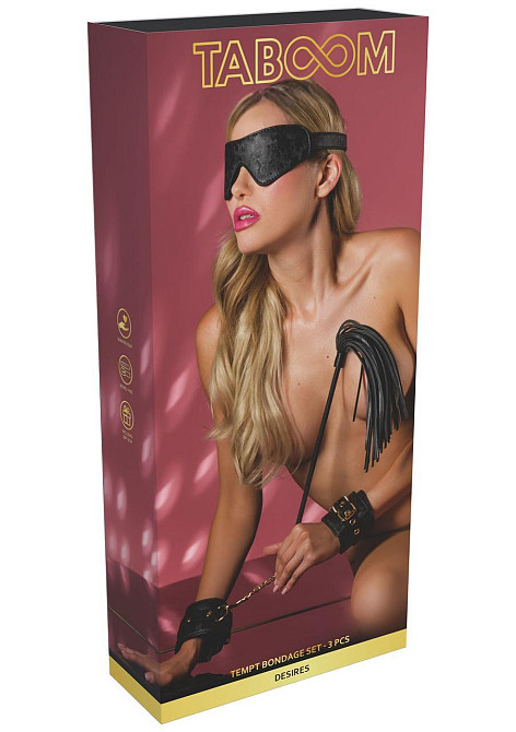 Набор для бондажа TABOOM Tempt Bondage Set, 3 предмета Sex Aura Киев - изображение 1