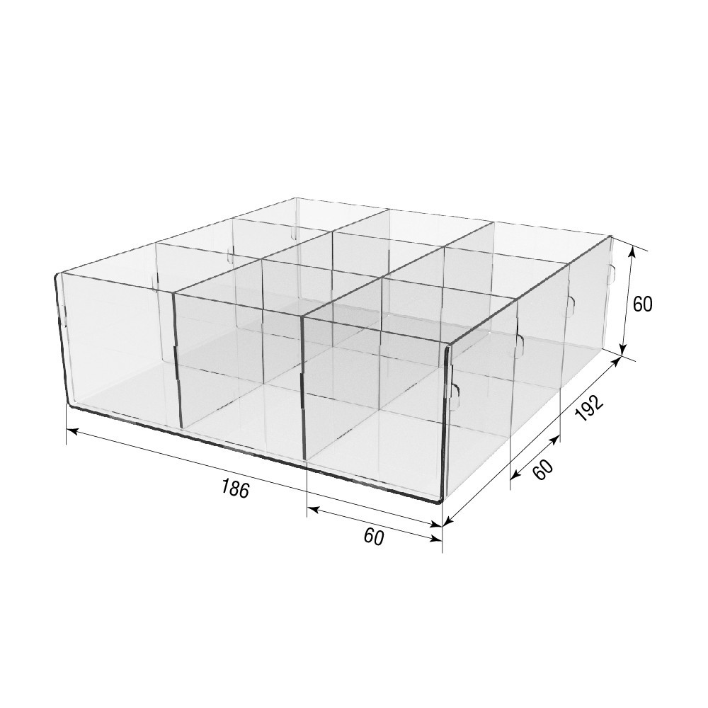 Коробка EKOSTAR 9 ячеек 186х192х60 Киев - изображение 3