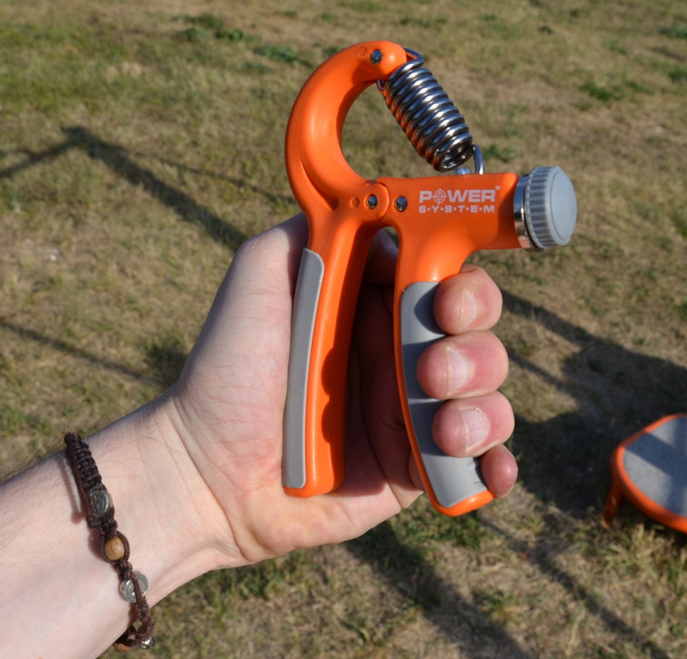 Еспандер кистьовий Power System PS-4021 з регульованим навантаженням 10-40 кг.  Power Hand Grip Orange Кам'янське - фото 10