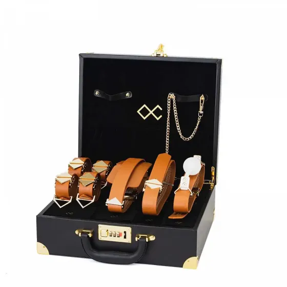 БДСМ-набір LOCKINK Moonlight Treasure Chest - Brown Set Львів