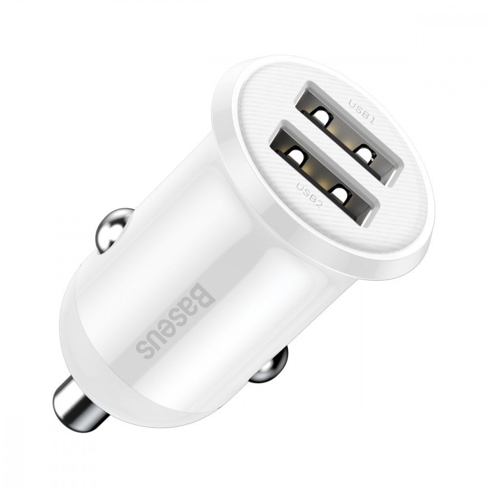 Автомобильное зарядное устройство для Baseus Grain Pro 4.8A 2USB черный Львов - изображение 9