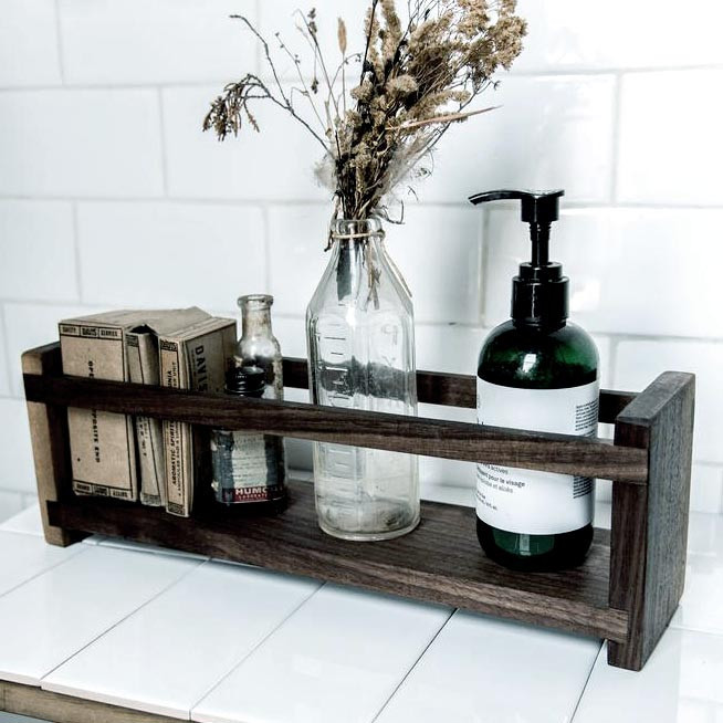 Настільна полиця для ванної "Джарлінг 36" мокко Миколаїв - фото 1