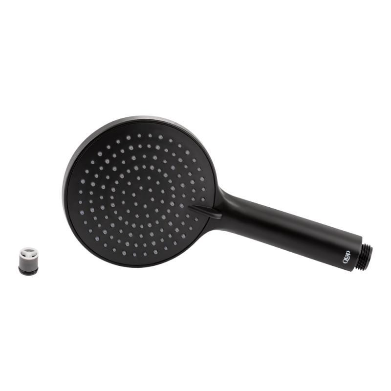 Лейка для ручного душа Qtap Rucni 115 мм круглая QTRUCA116O3PBB Black Matt Харьков - изображение 3