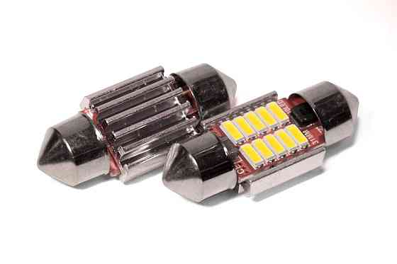 Світлодіодна лампа StarLight T11 10 діодів SMD 4014 12-24 V S8.5 31 mm WHITE Харків