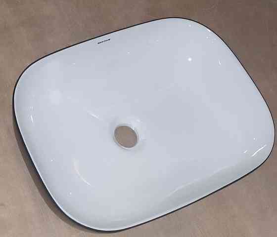 Раковина накладна Mixxus Premium DIVERSE-0112 WHITE-BLACK 455х325х135mm   ( MP6542 ) 29006 Харьков
