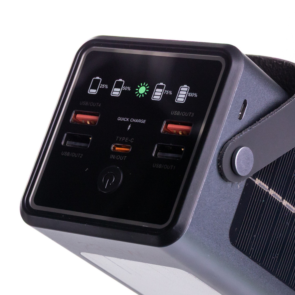 Повербанк зі швидким заряджанням і сонячною батареєю 50000 mAh HP-N40 Коломыя - изображение 8