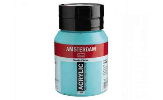 Краска акриловая AMSTERDAM (661) Бирюзовый зеленый 500 мл Royal Talens Киев
