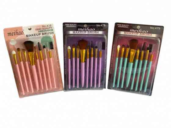 Набор кистей для макияжа Pink 8 шт Винница