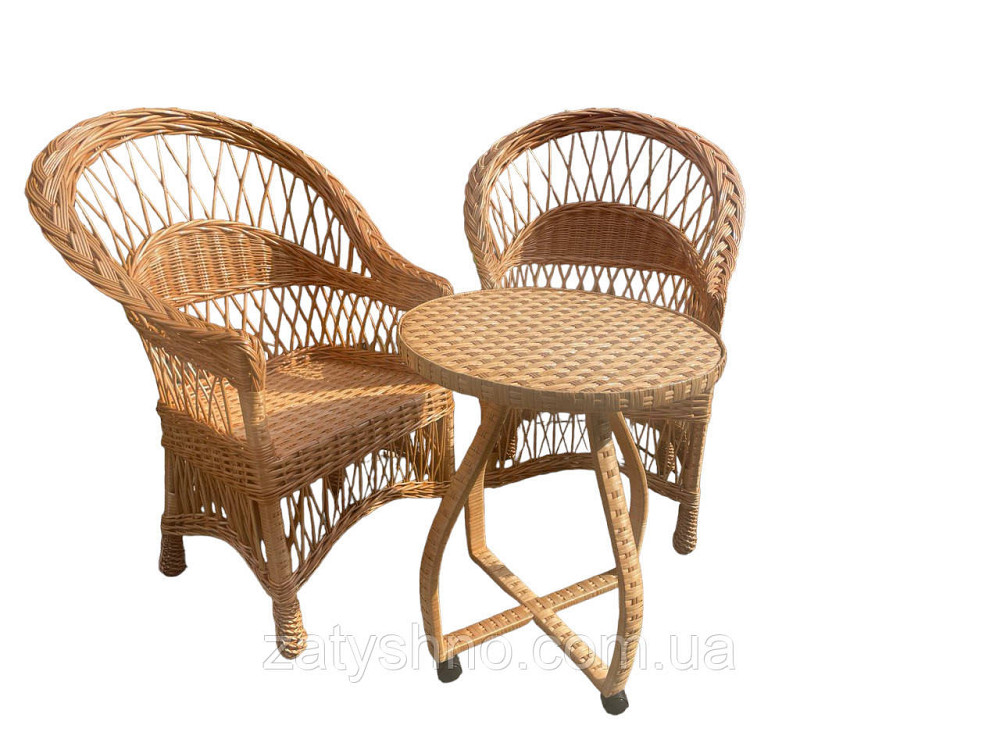 Мебель плетеная на 2 с журнальным столом Киев - изображение 8