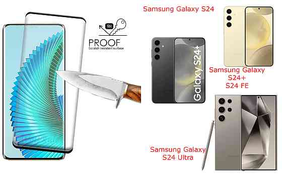 Захисне скло HyperGlass Pro для Samsung Galaxy S24, S24+, S24 FE, S24 Ultra – максимальна чутливість та захист Київ