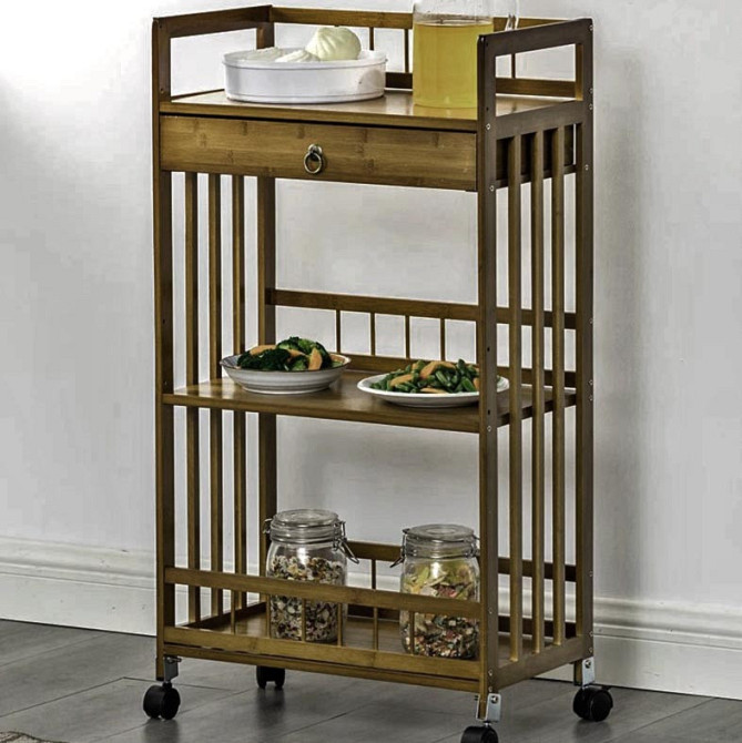 Сервірувальний столик "Рібел 95х50" мускат Миколаїв - фото 1