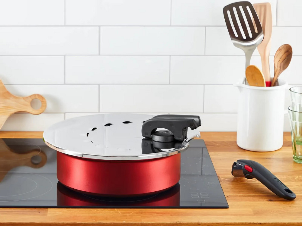 Кришка із захистом від розбризкування Tefal Ingenio 20-28 см (L9829853) ( Нержавіюча сталь ) Харьков - изображение 3